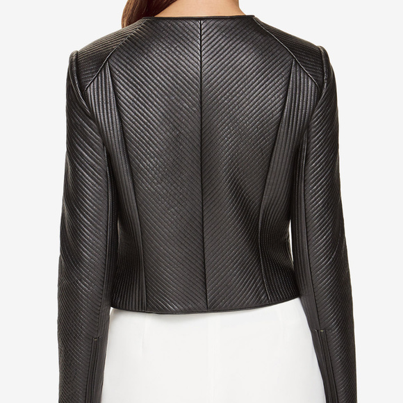 BCBG Bryden Faux-Leather Jacket - Picture 2 of 8